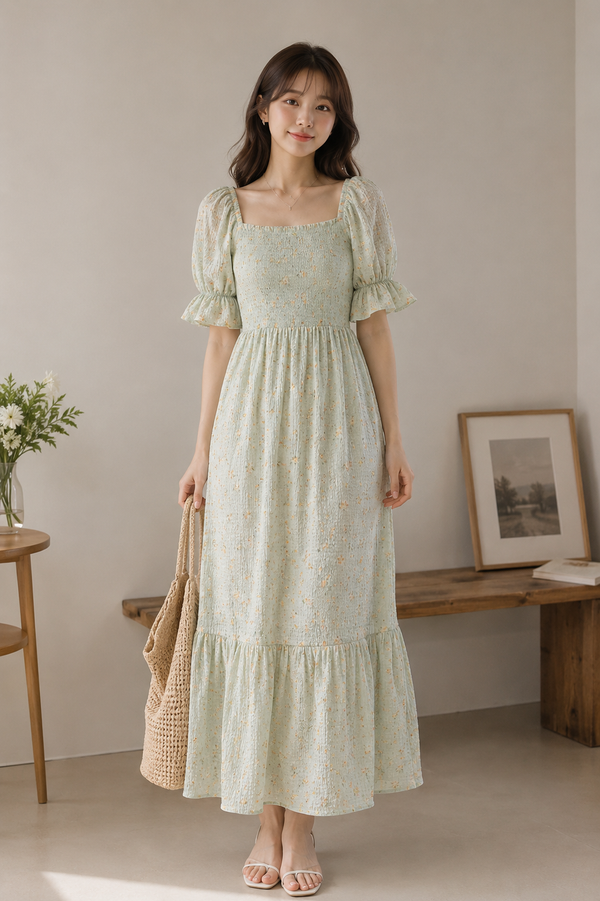 Sunnydale Maxi Dress in Green