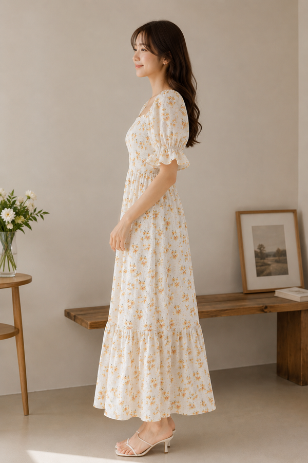 Sunnydale Maxi Dress in White