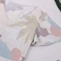 Floral Crop Top-Beige Product 