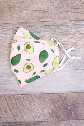 Avocado Tote Bag Set-Pink